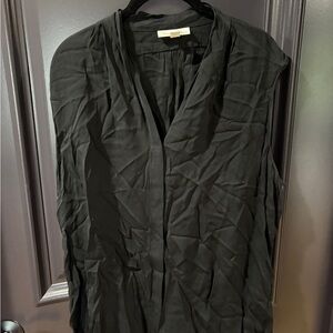 Elegant Black Sleeveless Women's Top